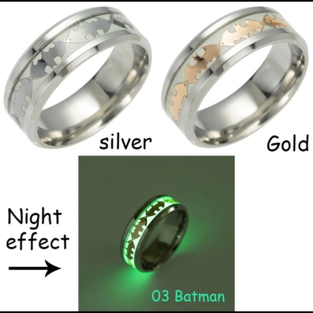 Batman Forever Glow In The Dark Ring